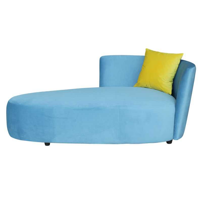 McQueen Velvet Blue Chaise Lounge Designer Furniture Smithers of Stamford £1,180.00 Store UK, US, EU, AE,BE,CA,DK,FR,DE,IE,IT...
