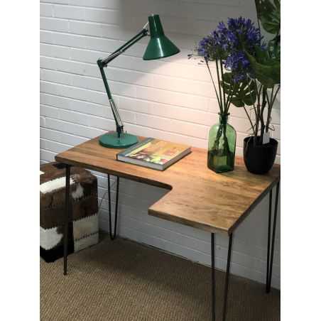 Hairpin Corner Desk Office Smithers of Stamford £590.00 Store UK, US, EU, AE,BE,CA,DK,FR,DE,IE,IT,MT,NL,NO,ES,SE