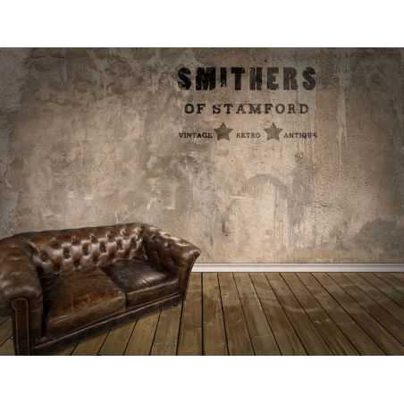 Vintage Leather 2 Seater Chesterfield Sofa Smithers Archives Smithers of Stamford £2,480.00 Store UK, US, EU, AE,BE,CA,DK,FR,...