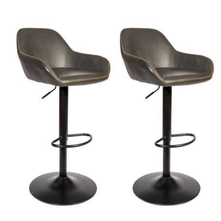 Gas Lift Bar Stool Industrial Furniture Smithers of Stamford £420.00 Store UK, US, EU, AE,BE,CA,DK,FR,DE,IE,IT,MT,NL,NO,ES,SE