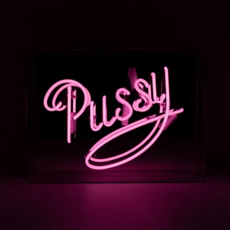 Pussy Neon Light Sign &ndash; Sassy 70s-Inspired Decor for Bedroom, Lounge Smithers Gifts &pound;127.00 product_features