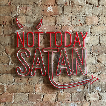 Not Today Satan Neon Sign Gifts Smithers of Stamford £274.00 Store UK, US, EU, AE,BE,CA,DK,FR,DE,IE,IT,MT,NL,NO,ES,SENot Toda...