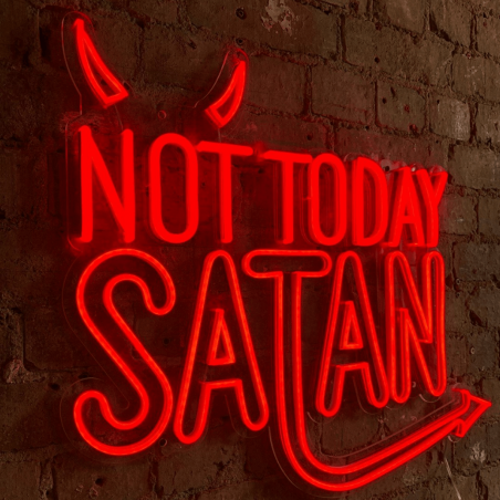 Not Today Satan Neon Sign Retro Gifts Smithers of Stamford £274.00 Store UK, US, EU, AE,BE,CA,DK,FR,DE,IE,IT,MT,NL,NO,ES,SENo...