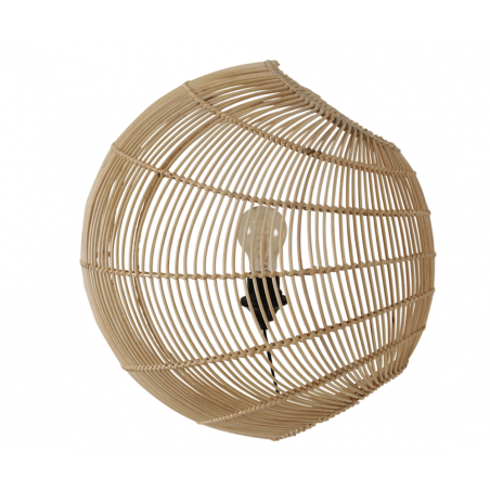 Luna Rattan Wall Light Lighting £135.00 Store UK, US, EU, AE,BE,CA,DK,FR,DE,IE,IT,MT,NL,NO,ES,SE