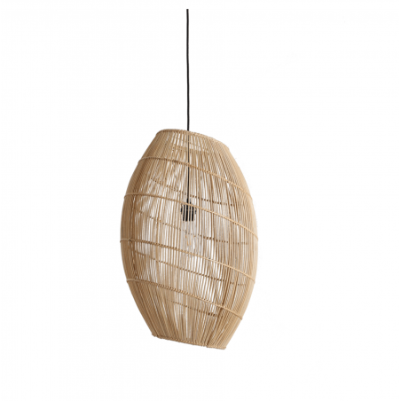 Rattan Ceiling Light Shade In Natural, Halo Lamp Shade