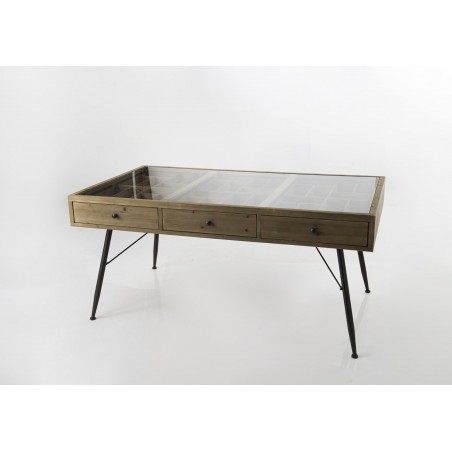 Apothecary Table – Glass-Top Display with Drawer Compartments Side Tables & Coffee Tables £1,200.00