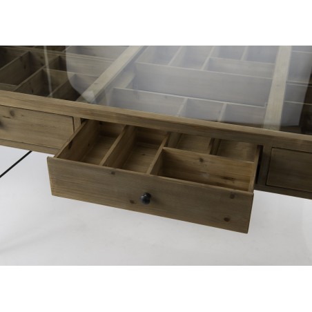 Apothecary Table – Glass-Top Display with Drawer Compartments Side Tables & Coffee Tables £1,200.00