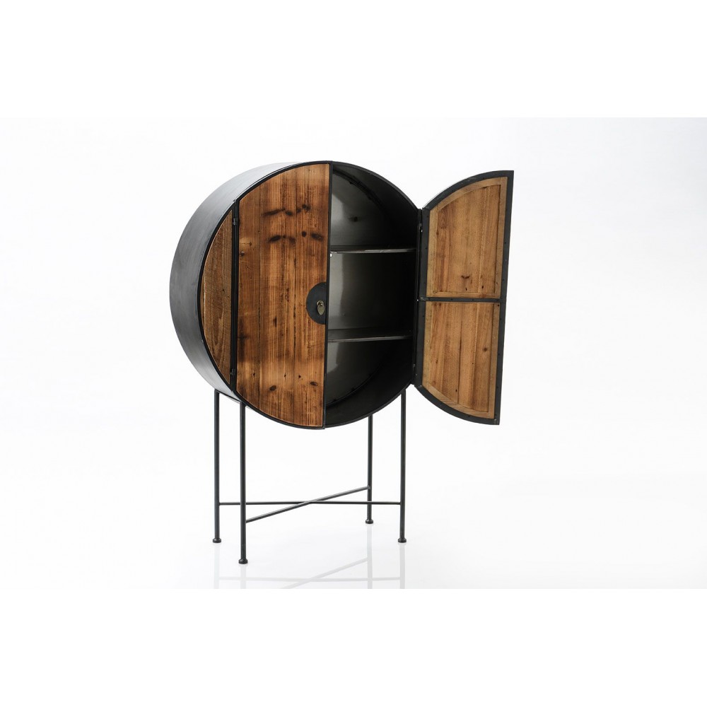 Orbital Home Bar Cabinet Smithers Reclaimed Wood Furniture £882.00 Living Room Fir Wood Steel product_features