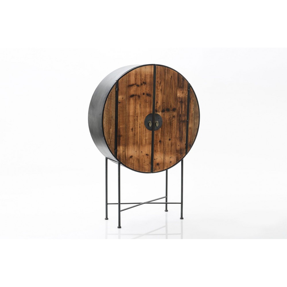 Orbital Home Bar Cabinet Smithers Reclaimed Wood Furniture £882.00 Living Room Fir Wood Steel product_features