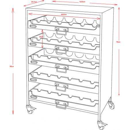 Industrial Wine Rack Cabinet Home Cocktail Bars Smithers of Stamford £650.00 Store UK, US, EU, AE,BE,CA,DK,FR,DE,IE,IT,MT,NL,...