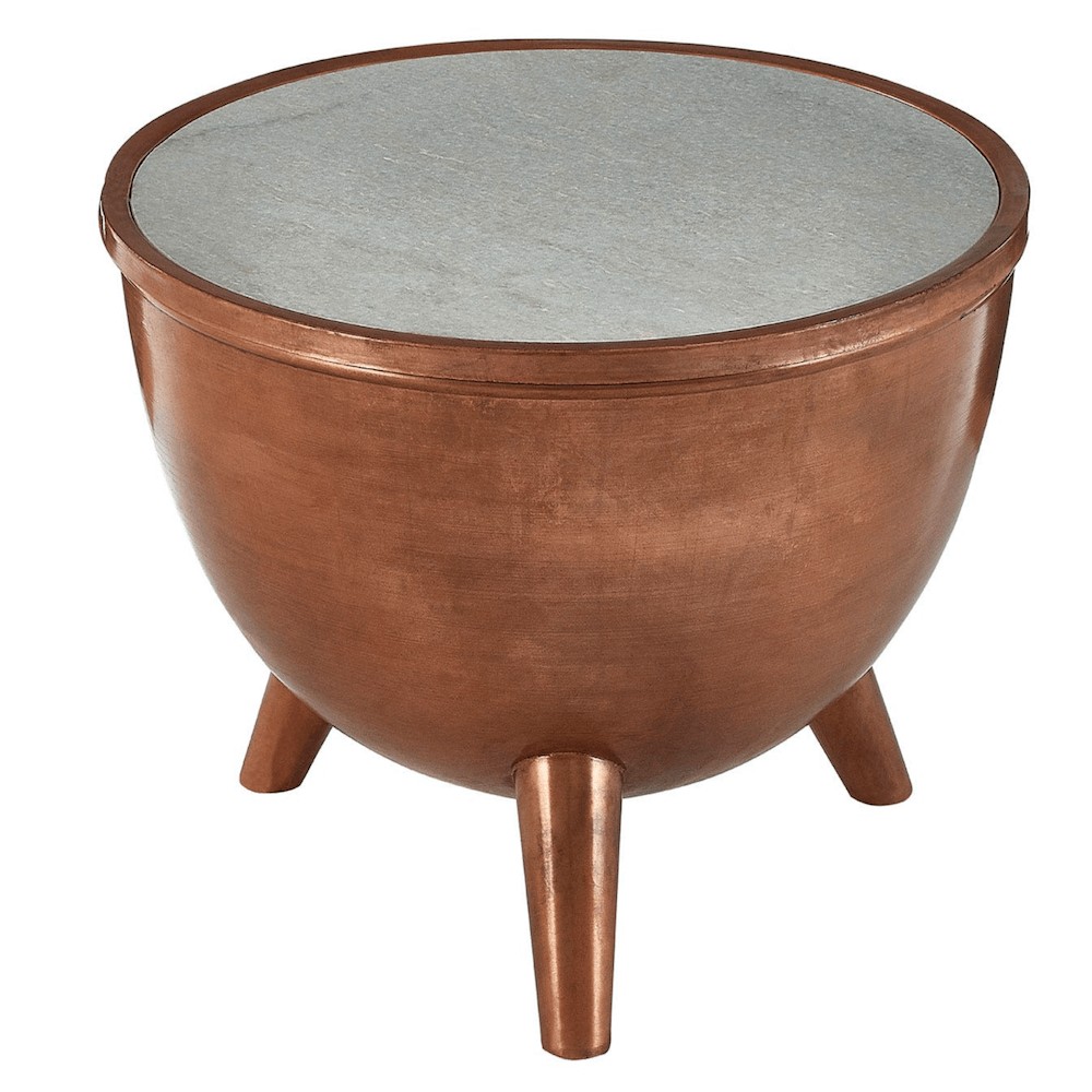 Copper Side Table Industrial Furniture £264.00 Living Room Anodised Brass product_features
