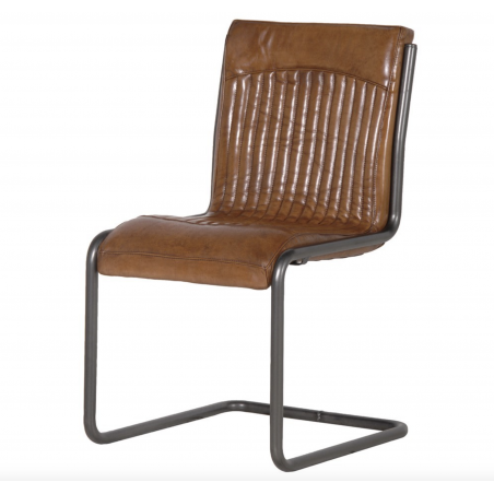 Logan Light Brown Leather Chair Commercial Smithers of Stamford £479.00 Store UK, US, EU, AE,BE,CA,DK,FR,DE,IE,IT,MT,NL,NO,ES,SE