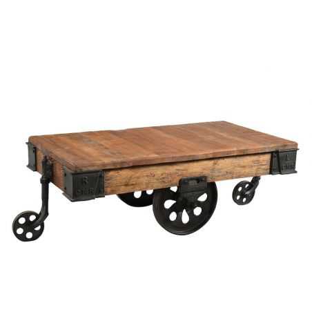 Railway Cart Coffee Table Recycled Wood Furniture Smithers of Stamford £825.00 Store UK, US, EU, AE,BE,CA,DK,FR,DE,IE,IT,MT,N...