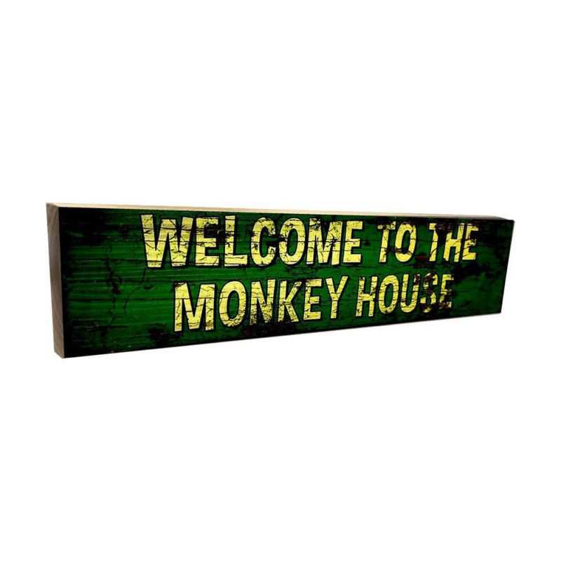 Monkey House Sign Retro Signs Smithers of Stamford £16.95 Store UK, US, EU, AE,BE,CA,DK,FR,DE,IE,IT,MT,NL,NO,ES,SE