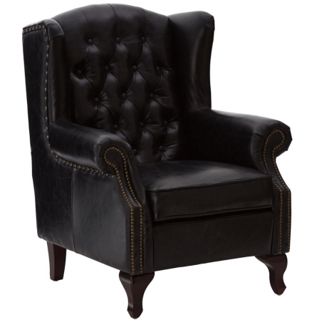 Black Chesterfield Leather Armchair Designer Furniture Smithers of Stamford £1,780.00 Store UK, US, EU, AE,BE,CA,DK,FR,DE,IE,...