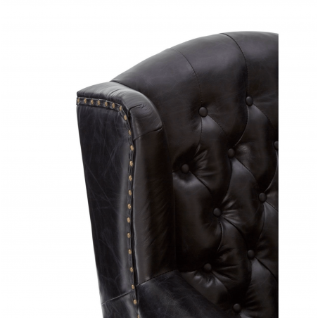 Black Chesterfield Leather Armchair Designer Furniture Smithers of Stamford £1,780.00 Store UK, US, EU, AE,BE,CA,DK,FR,DE,IE,...