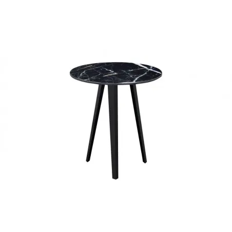 Black Marble Side Table Smithers Designer Furniture £264.00 Dining Room Iron product_features