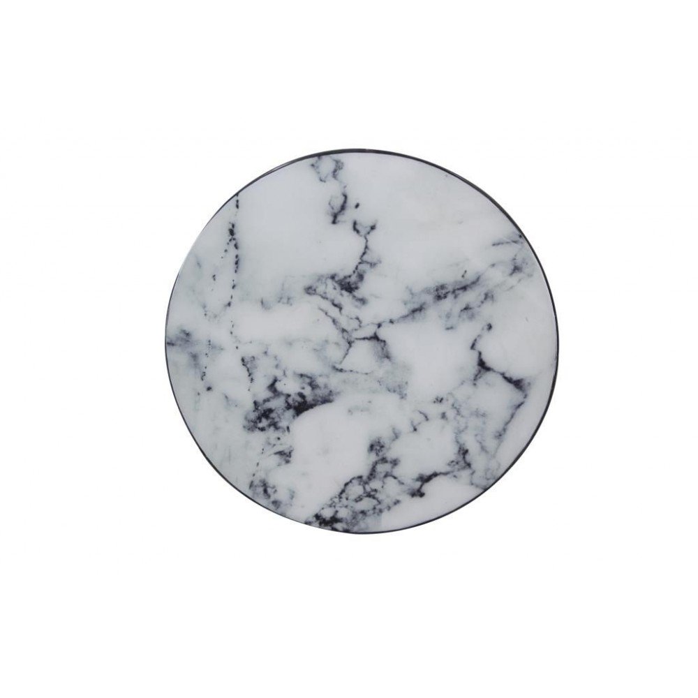 White Marble Side Table Smithers Designer Furniture £350.00 Dining Room Iron product_features