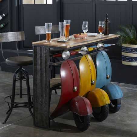 Vespa Bar Table Commercial Smithers of Stamford £2,000.00 Store UK, US, EU, AE,BE,CA,DK,FR,DE,IE,IT,MT,NL,NO,ES,SEVespa Bar T...