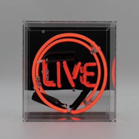 Live Box Mini Neon Neon Signs Locomocean £89.00 Store UK, US, EU, AE,BE,CA,DK,FR,DE,IE,IT,MT,NL,NO,ES,SELive Box Mini Neon pr...