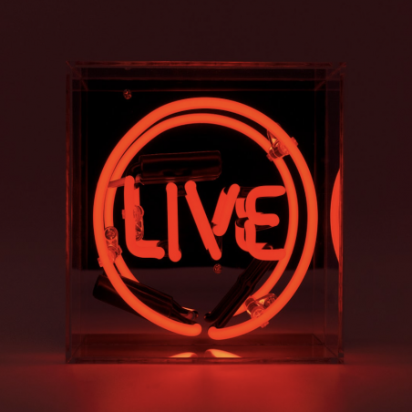 Live Box Mini Neon Neon Signs Locomocean £89.00 Store UK, US, EU, AE,BE,CA,DK,FR,DE,IE,IT,MT,NL,NO,ES,SELive Box Mini Neon pr...