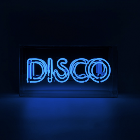Blue Disco Neon Light Neon Signs Smithers of Stamford £109.00 Store UK, US, EU, AE,BE,CA,DK,FR,DE,IE,IT,MT,NL,NO,ES,SE