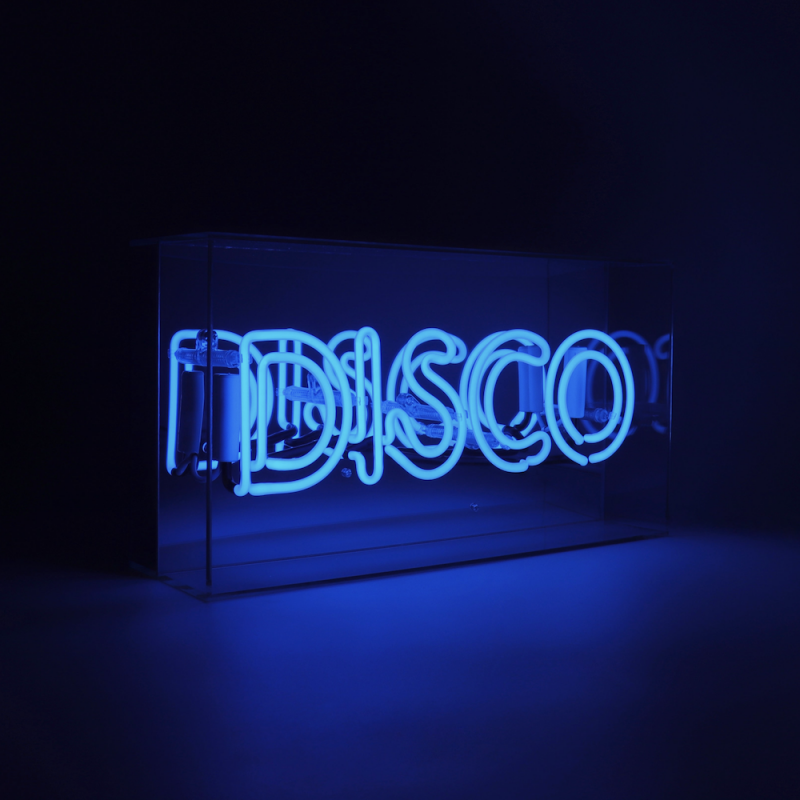 Blue Disco Neon Light Neon Signs Smithers of Stamford £129.00 Store UK, US, EU, AE,BE,CA,DK,FR,DE,IE,IT,MT,NL,NO,ES,SE
