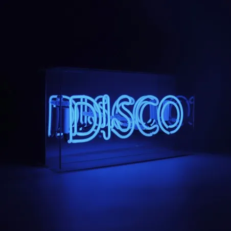 Blue Disco Neon Light Smithers Your Custom Neon Sign & Neon Signs | Handmade in London by Smithers &pound;130.00 product_features