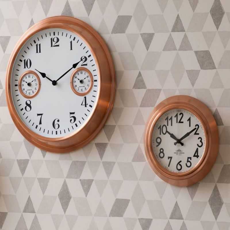Bloomsbury Copper Wall Clock 
