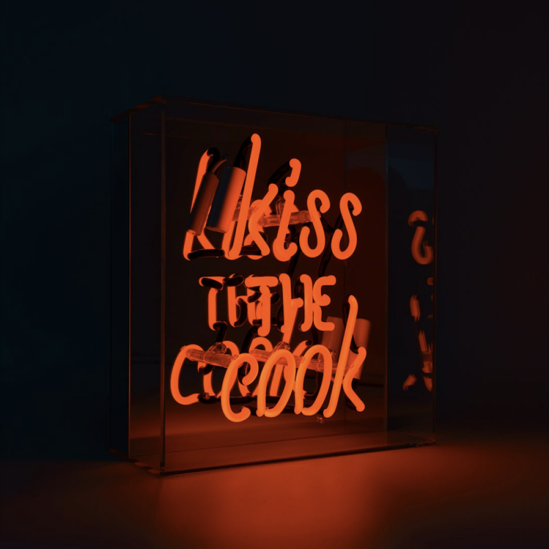 Kiss the Cook Neon Sign Neon Signs  £119.00 Store UK, US, EU, AE,BE,CA,DK,FR,DE,IE,IT,MT,NL,NO,ES,SE