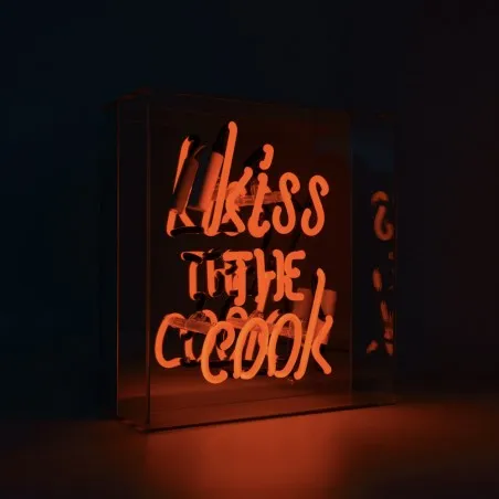 Kiss the Cook Neon Sign Your Custom Neon Sign & Neon Signs | Handmade in London by Smithers &pound;129.00 product_features