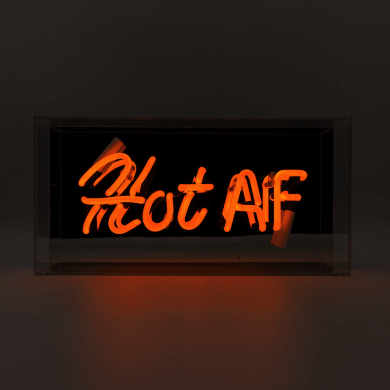 Hot AF Neon Neon Signs Smithers of Stamford £119.00 Store UK, US, EU, AE,BE,CA,DK,FR,DE,IE,IT,MT,NL,NO,ES,SE