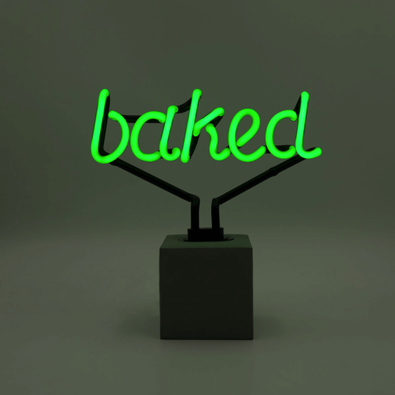 Baked Green Neon Sign Neon Signs  £84.00 Store UK, US, EU, AE,BE,CA,DK,FR,DE,IE,IT,MT,NL,NO,ES,SE