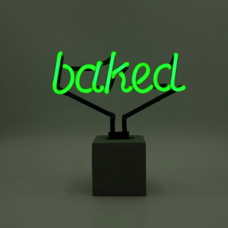 Baked Green Neon Sign Neon Signs £84.00 Store UK, US, EU, AE,BE,CA,DK,FR,DE,IE,IT,MT,NL,NO,ES,SE