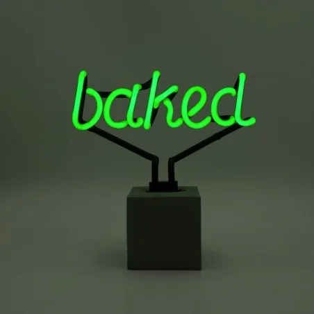 Baked Green Neon Sign  Your Custom Neon Sign & Neon Signs | Handmade in London by Smithers £89.00      product_features