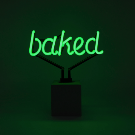 Baked Green Neon Sign Neon Signs  £84.00 Store UK, US, EU, AE,BE,CA,DK,FR,DE,IE,IT,MT,NL,NO,ES,SE