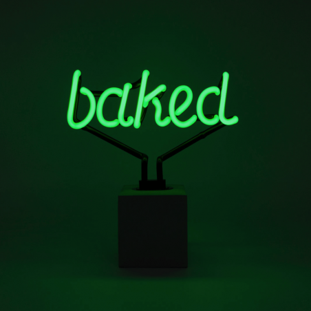 Baked Green Neon Sign Neon Signs £84.00 Store UK, US, EU, AE,BE,CA,DK,FR,DE,IE,IT,MT,NL,NO,ES,SE