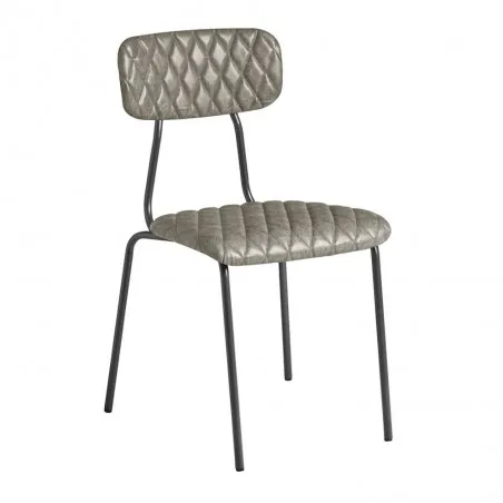 Silver Bullet Leather Dining Chair Smithers Retro Furniture £202.00 product_features