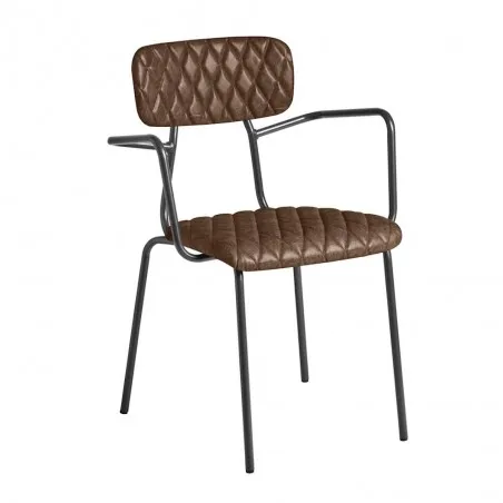 Bruno Leather Carver Chair Smithers Retro Furniture £215.00 product_features