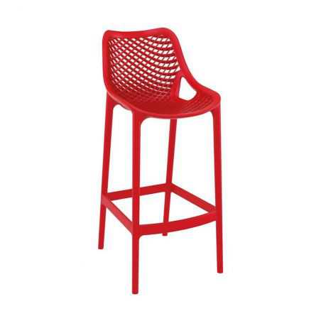 Tango Red Outdoor Bar Stool Garden Smithers of Stamford £175.00 Store UK, US, EU, AE,BE,CA,DK,FR,DE,IE,IT,MT,NL,NO,ES,SE