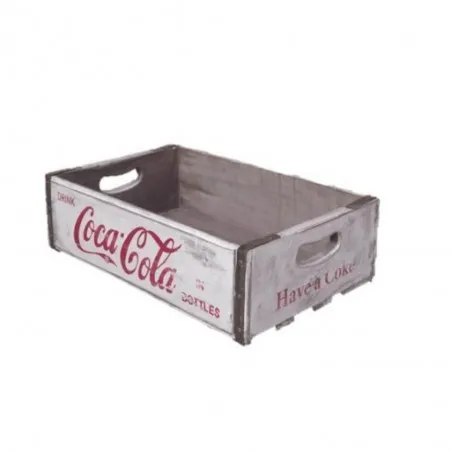 White Coca Cola Wooden Crate Smithers This And That &pound;33.00 product_features