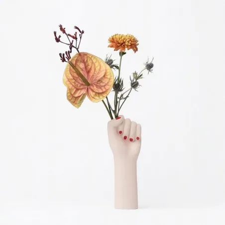 Girl Power Vase - Small White  Retro Ornaments £39.00      product_features