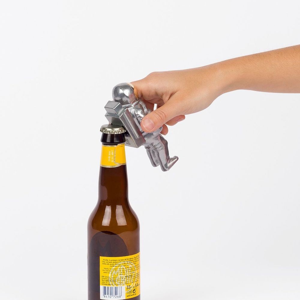 Spaceman Bottle Opener - Silver  Gifts £22.00      product_features