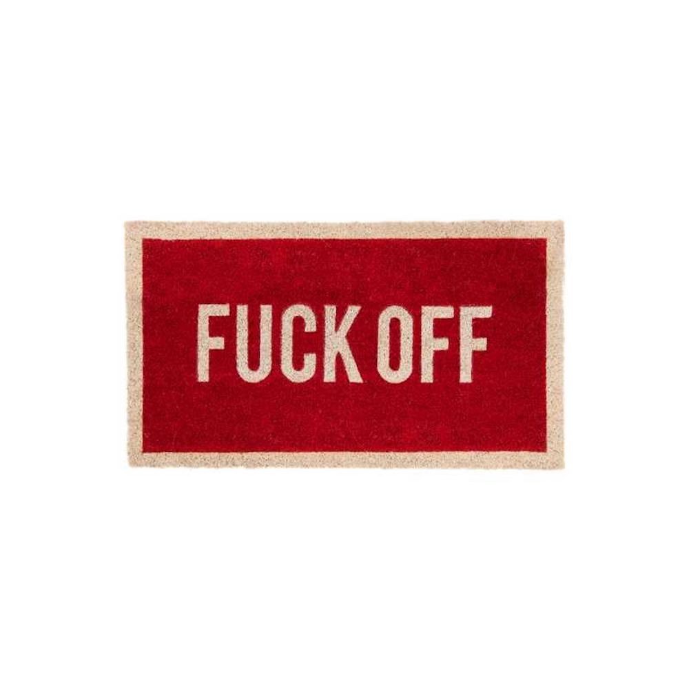 Fuck Off Door Mat - Red  Gifts £23.00      product_features
