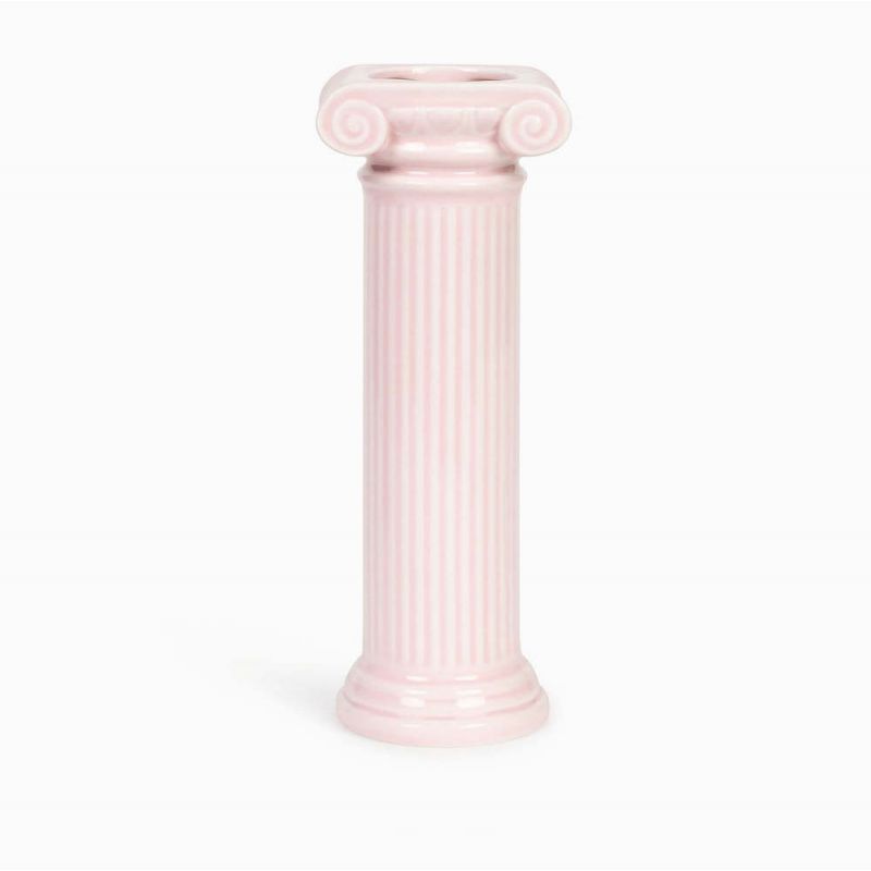 Greek Column Vase - Pink Retro Ornaments  £34.00 Store UK, US, EU, AE,BE,CA,DK,FR,DE,IE,IT,MT,NL,NO,ES,SE