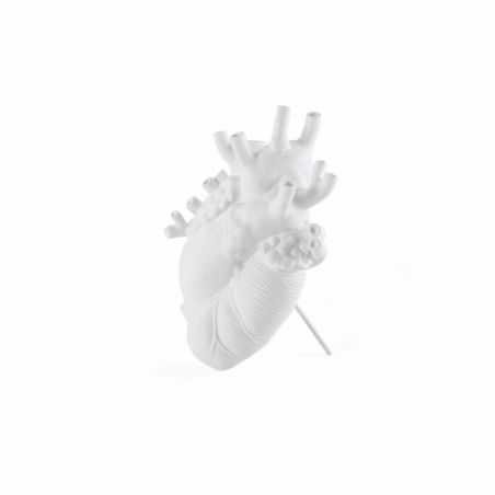 Seletti Love In Bloom Heart Vase - White Seletti £80.00 Store UK, US, EU, AE,BE,CA,DK,FR,DE,IE,IT,MT,NL,NO,ES,SE