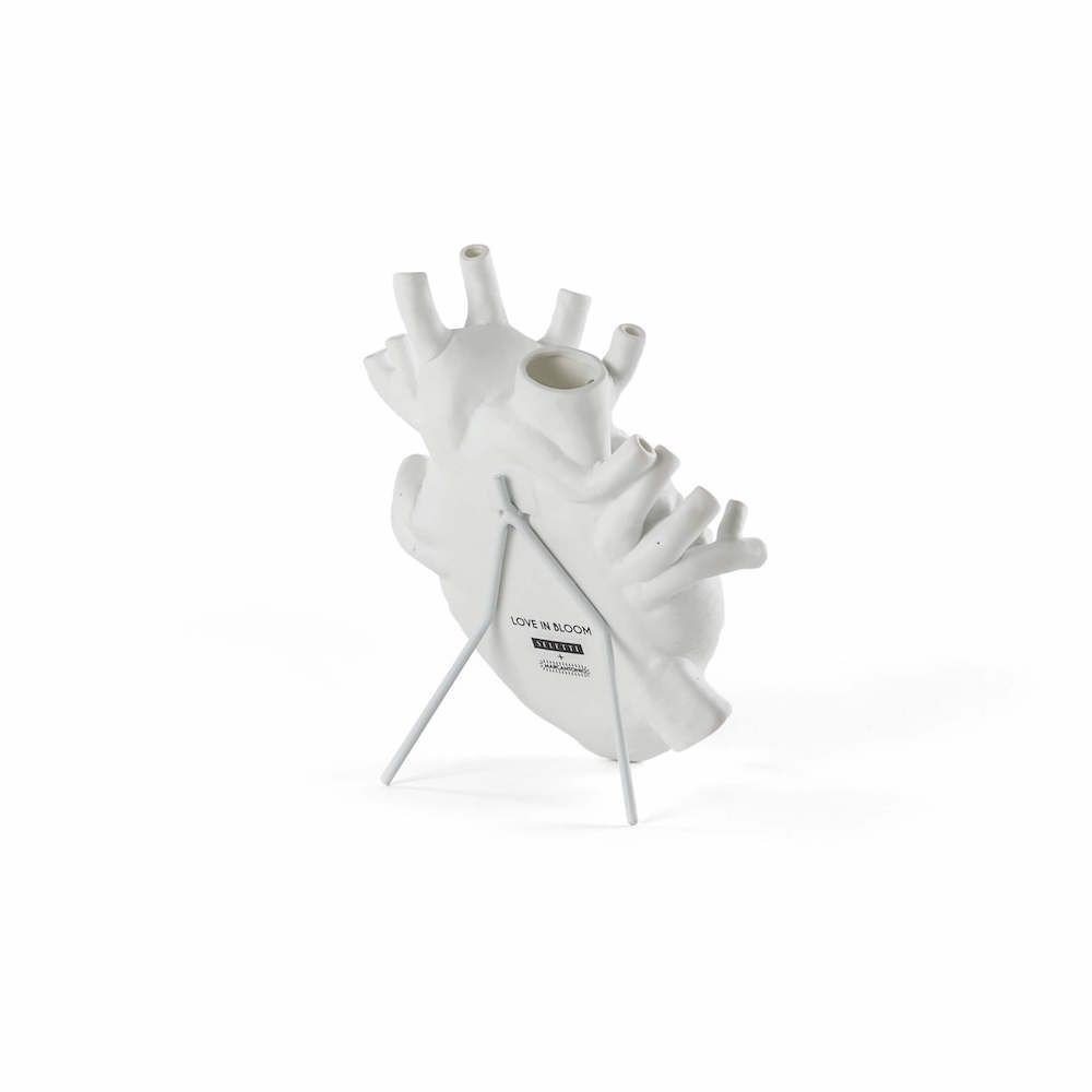 Seletti Love In Bloom Heart Vase - White Seletti £73.00 product_features