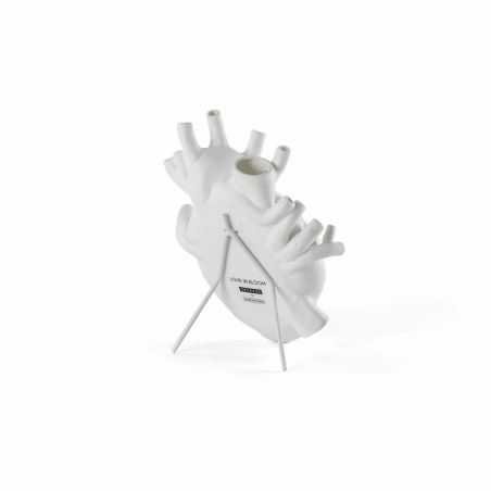 Seletti Love In Bloom Heart Vase - White Seletti £80.00 Store UK, US, EU, AE,BE,CA,DK,FR,DE,IE,IT,MT,NL,NO,ES,SE