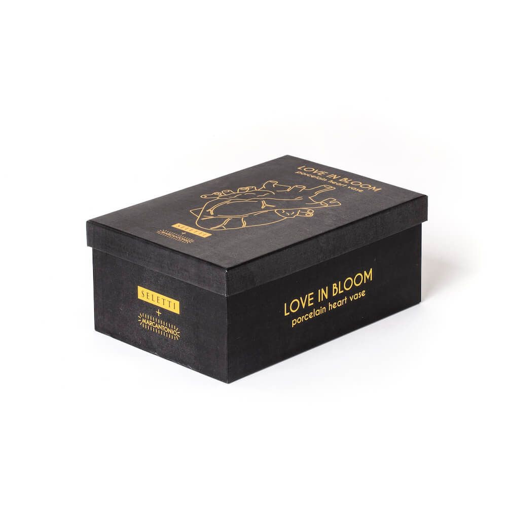 Seletti Love In Bloom Heart Vase - Gold Seletti £81.00 All Rooms product_features