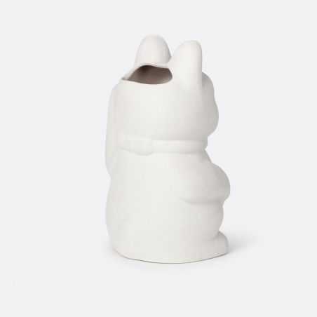 Lucky Cat Vase - White Retro Gifts  £43.00 Store UK, US, EU, AE,BE,CA,DK,FR,DE,IE,IT,MT,NL,NO,ES,SE